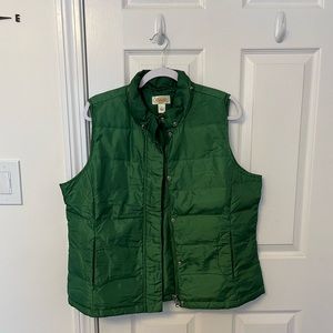 Talbots Green Vest